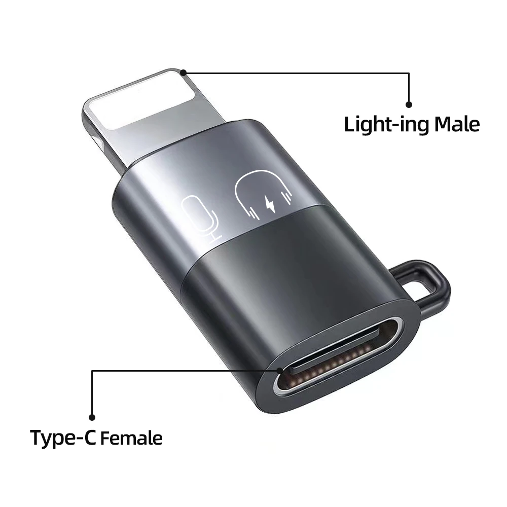 Otg adapter usb to type c adapter lightning to usb c adapter ios to type c adapter lightning to usb otg adapter GUUGEI USB C to Lightning audio adapter for ios lightning male to Type C female adapter for microphone OTG adapter charging