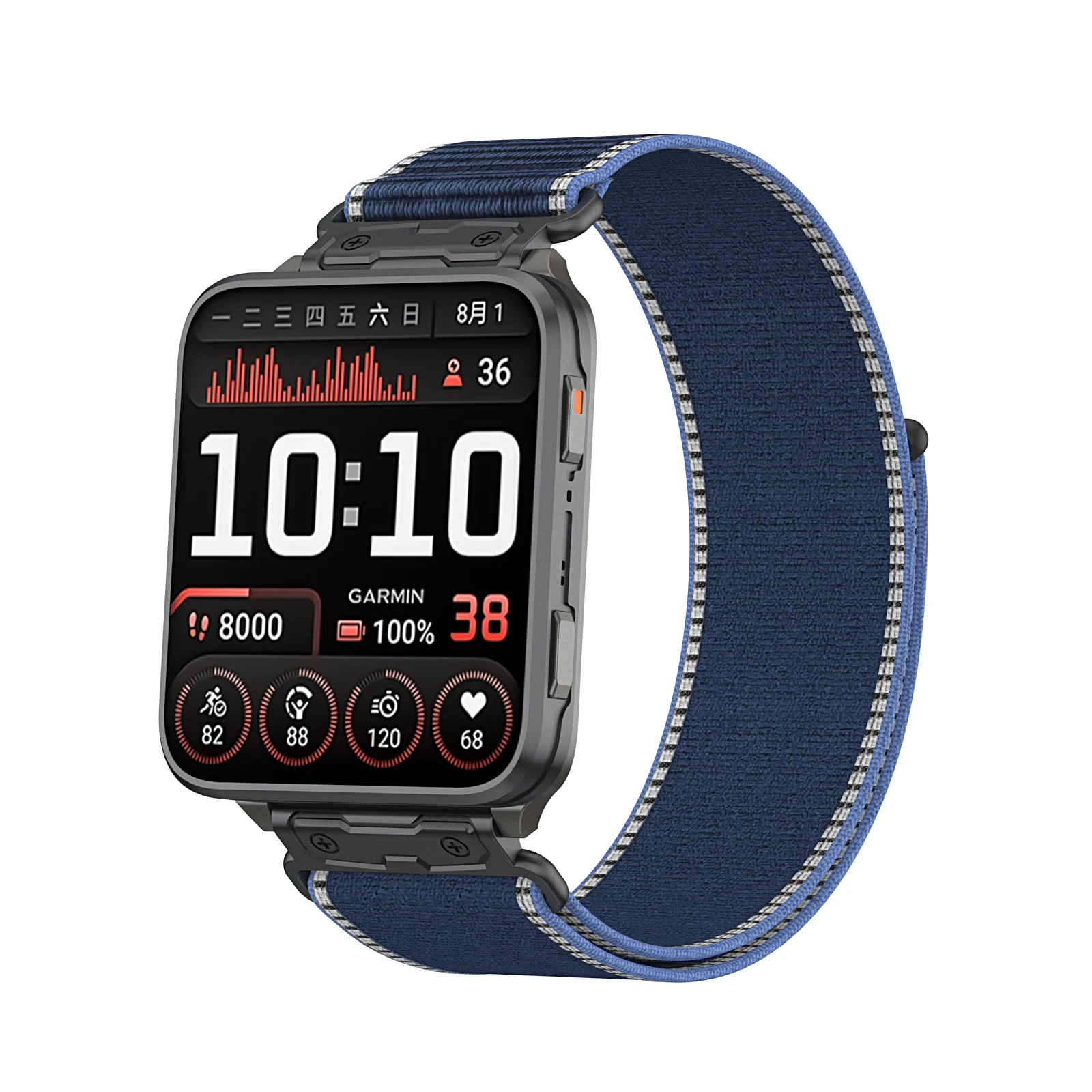 Nylon Weave Sports Wristband - Adjustable Fashion Strap Accessories