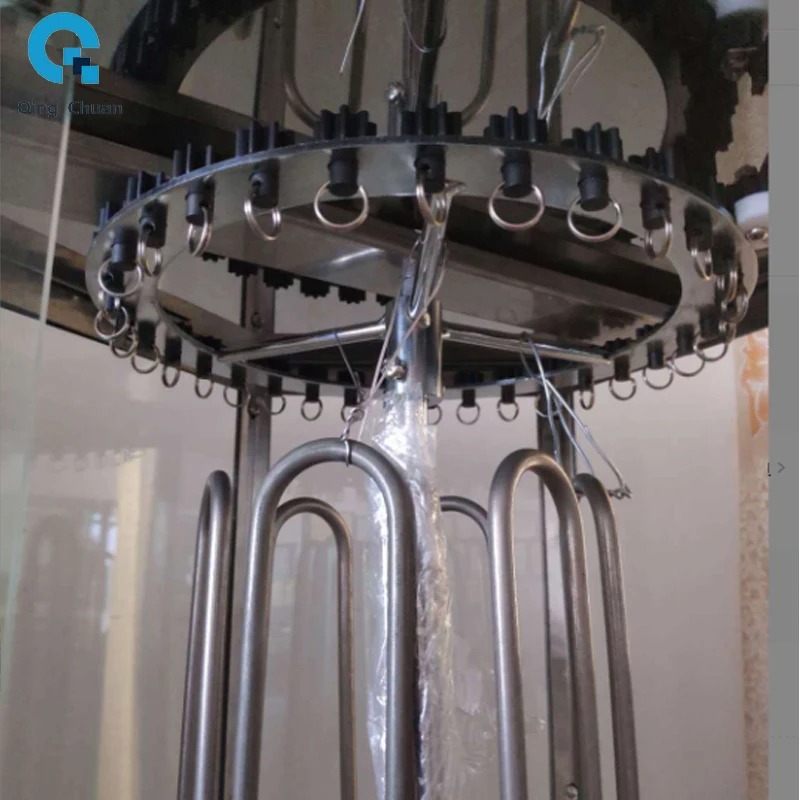 Qingchuan Rotary Corn Grill Grilled Chicken Wing Machine Corn Glass Display Cabinet Rotary Grill