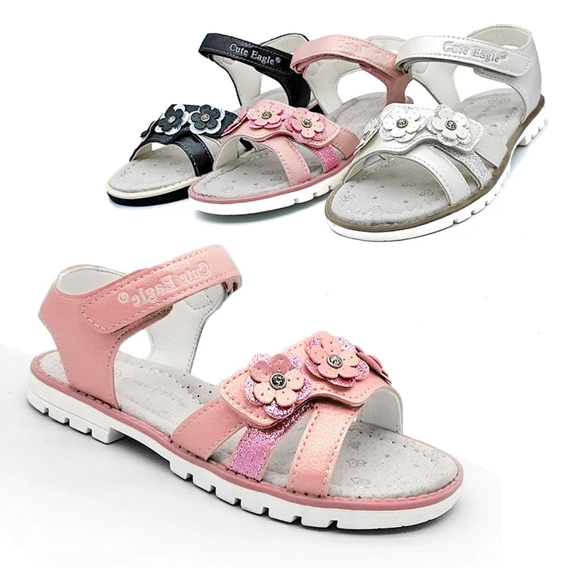 

NEW 1pair Flower Orthopedic arch support Sandals, Kids Fashion Children Shoes+SIZE 31-36