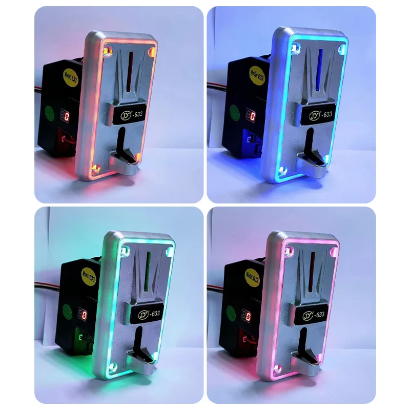 

Multi Coin Acceptors JY-633 LED Light Arcade Game Vending Machine Programable for Solt Machine Arcade Cabinet
