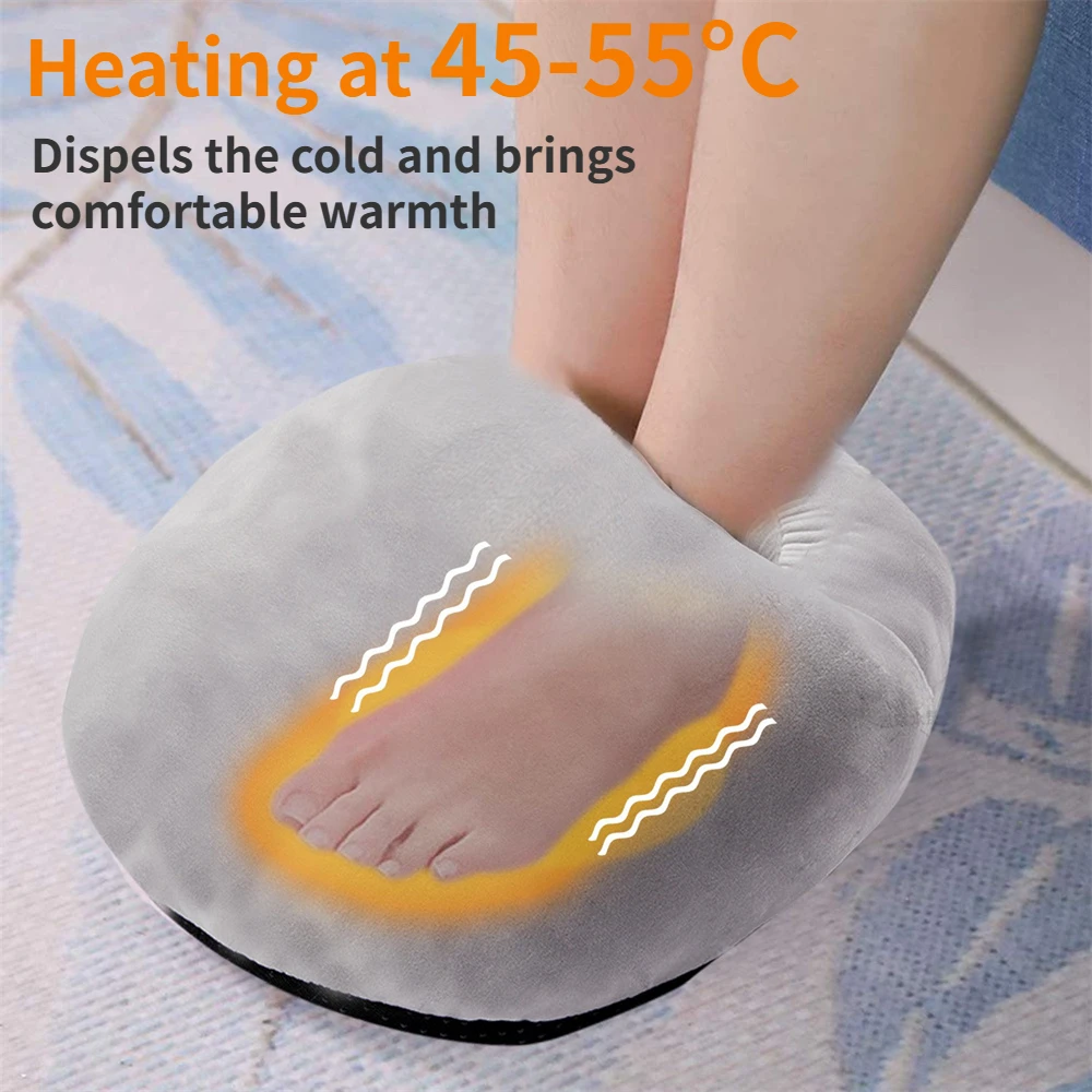 USBElectricallyHeatedFeetWarmerPlushFootWarmerReverseSlip