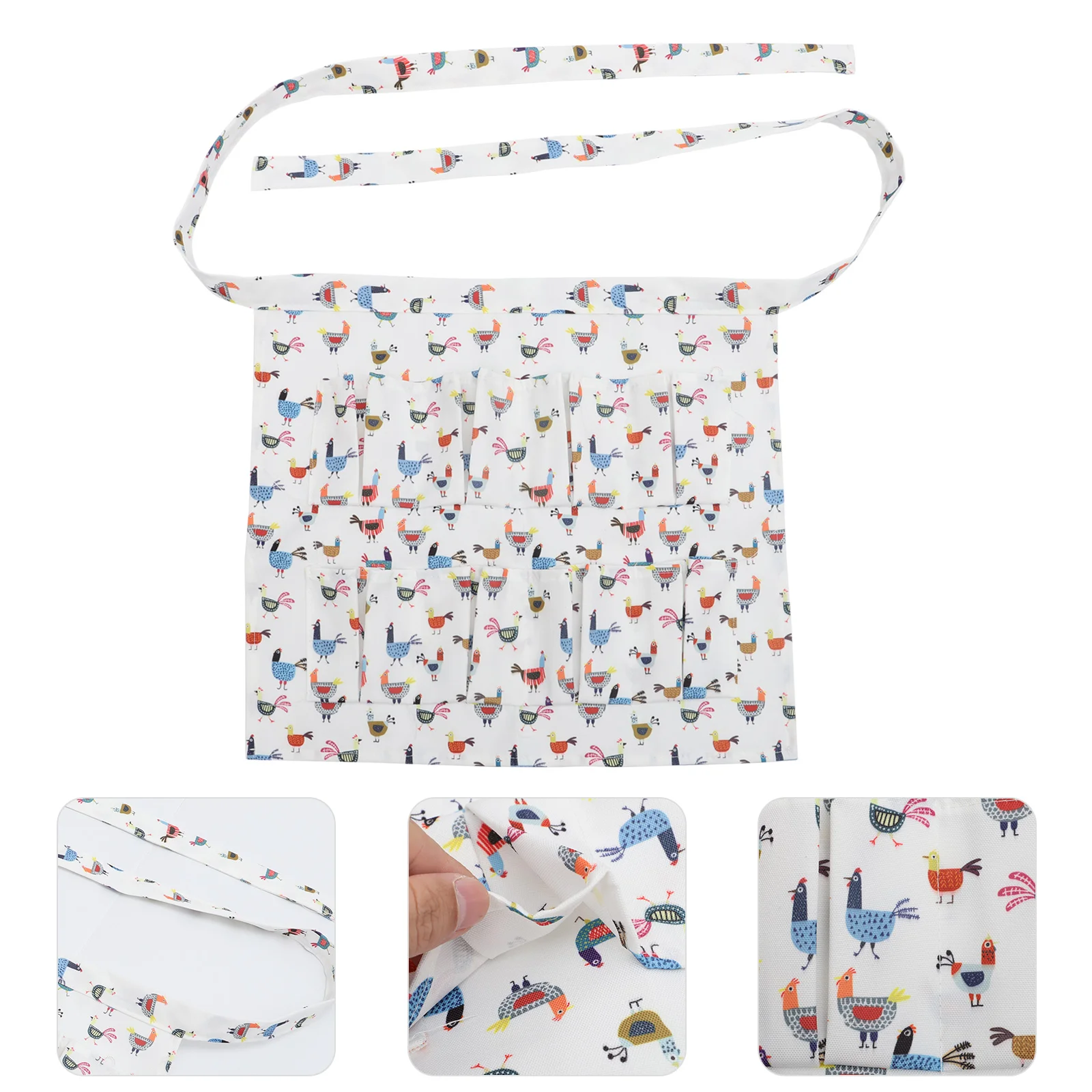 

Egg Picking Skirt Collecting Apron Eggs Pocket Chicken Goose Fabric Holder Hen Women's