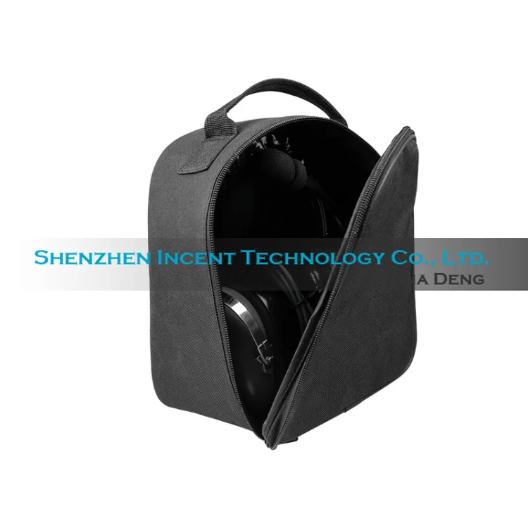 VOIONAIR Black Carrying Bag Aviation Pilot Headset Bag Case For David Clark H10-30, H10-76, H10-20, H20-10