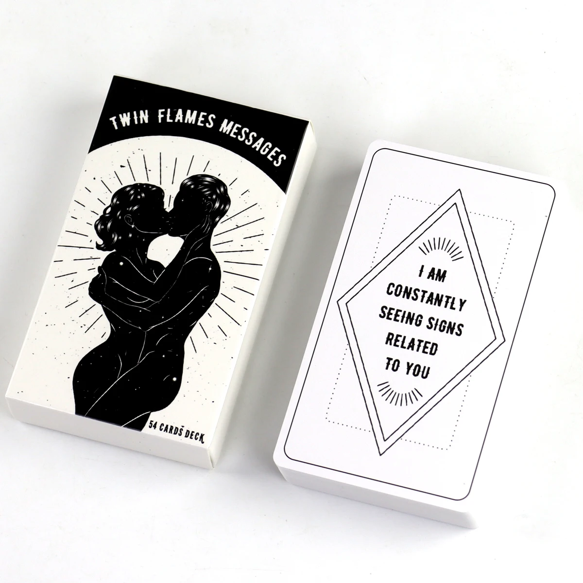 Twin Flames Message Oracle Cards  For Family Party High Quality Fortune Telling Divination Tarot Cards Deck Game 3