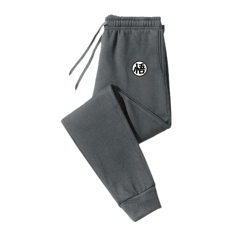 Brand fitness men Sweatpants trousers Sports clothes high quality Joggers Sweat Pants Japan Anime Goku Print Hip Hop Streetwear 6