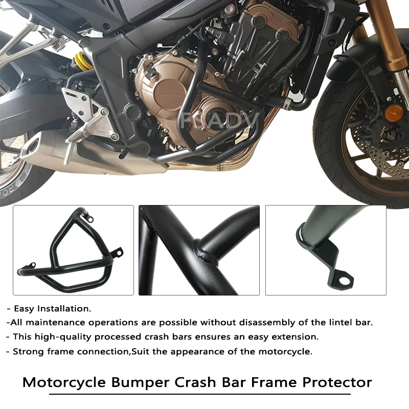 Motorcycle accessories for HONDA CB650R engine guard crash bar frame bumper CB650 R CB 650R-motorcycle fall protection protector