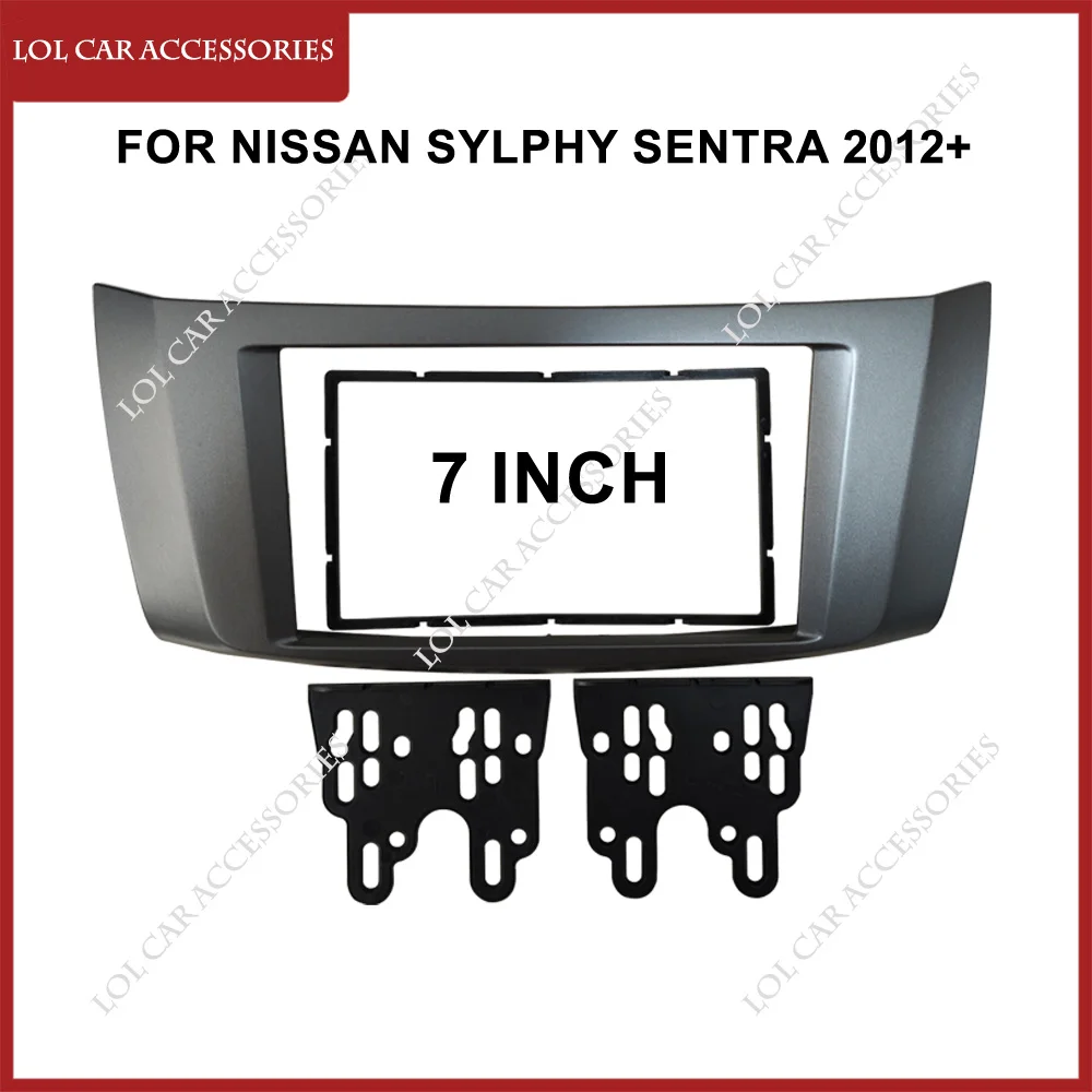 

7-дюймовая облицовка для Nissan Sylphy Sentra 2012 + автомобильное радио, стерео, GPS, MP5, Android плеер, 2 Din, головное устройство, панель, рамка для приборной панели