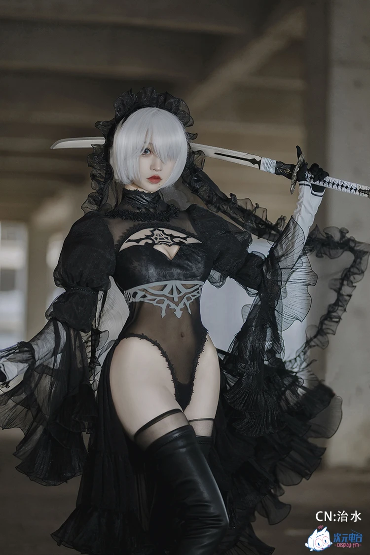 23 nier automata bride 2b by denialism cosplay