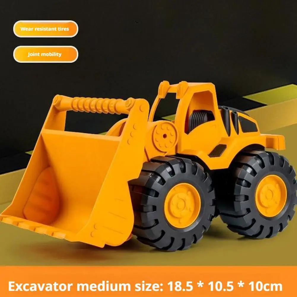 Excavator Truck Model Toy Engineering Vehicle Toddler Early Education Construction Vehicles Truck Boys Gifts - 2