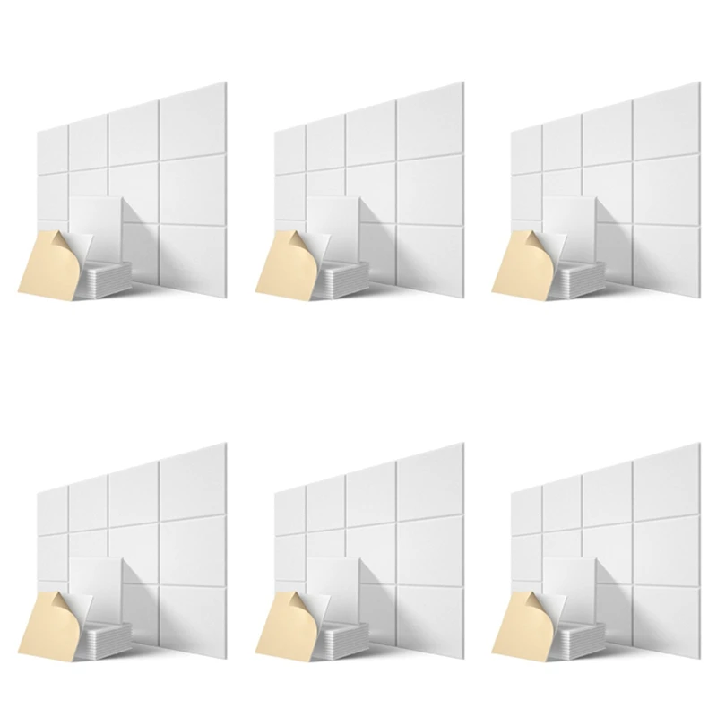 

72 шт./упаковка, самоклеящиеся акустические панели, 12X12X0,4 дюймов