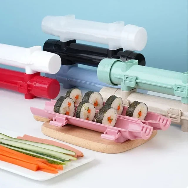 Quick Sushi Maker Roller Rice Mold Vegetable Meat Rolling Gadgets DIY Sushi  Device Making Machine KitchenWare - AliExpress