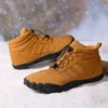 Clearance Sale Women Men Warm Sports Shoes Fur Lined Snow Boot Winter Barefoot Boots Waterproof Sneakers For Walking Hiking