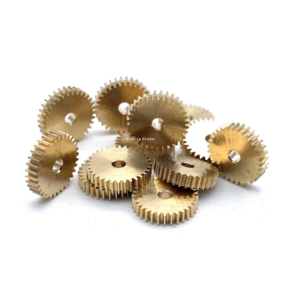 Transmission Gear 0.3M MINI DIY Copper Gear Tooth 30/32 Teeth 1.98MM 2.02MM DIY Model RC Parts