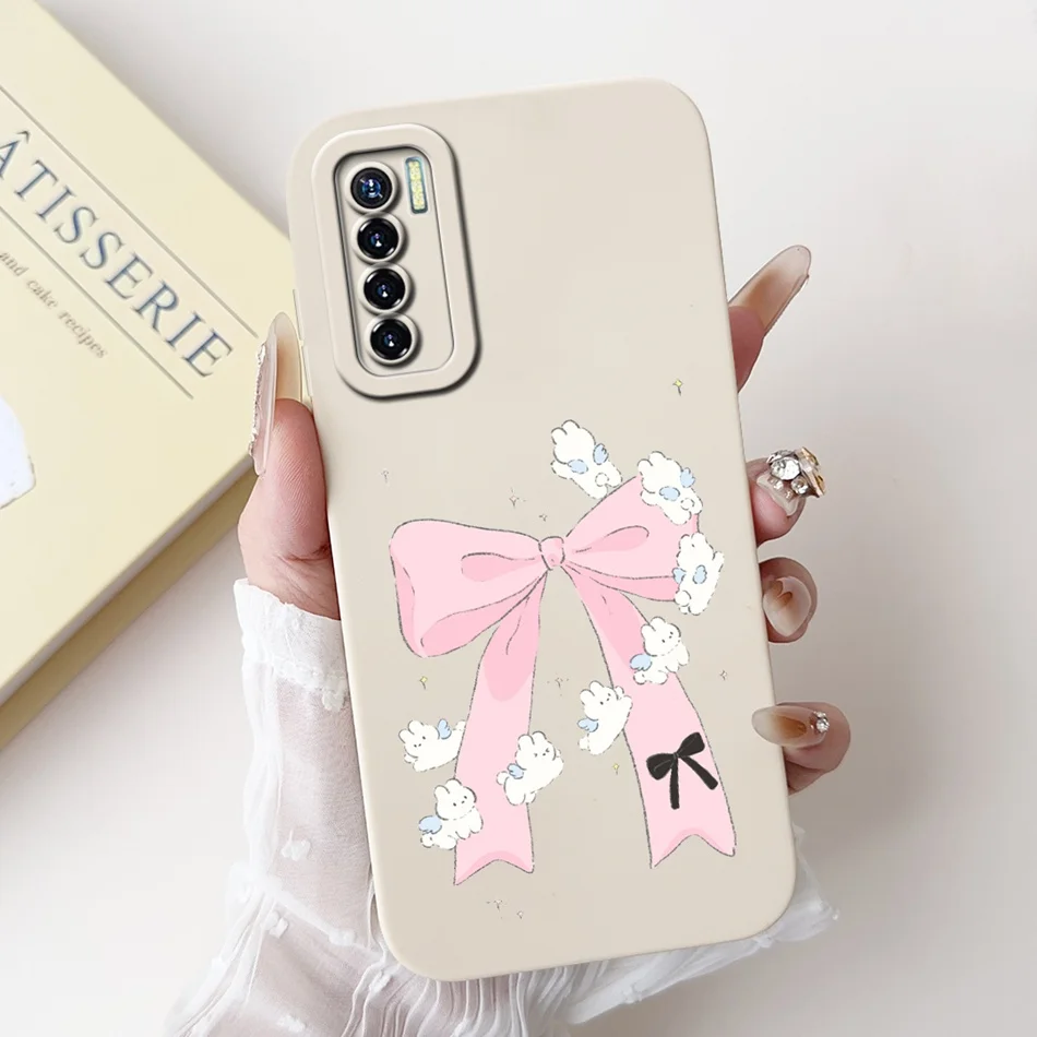 Elegant Floral Pattern Soft Silicone Shockproof Phone Case