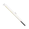 50CM Solid Wood Long Straight Whip Riding Crop Flogger Black Matte Finish Handle Cover Paddle Slapper for Horse Training 5