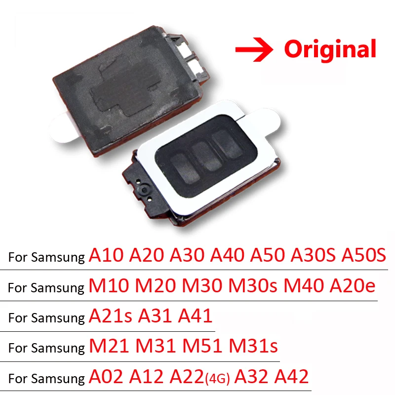 

For Samsung A10 A20 A30 A40 A50 A70 M20 M30 M40 Original New Loud Buzzer Music Ringer Speaker Ear Receiver Earpiece Flex Cable