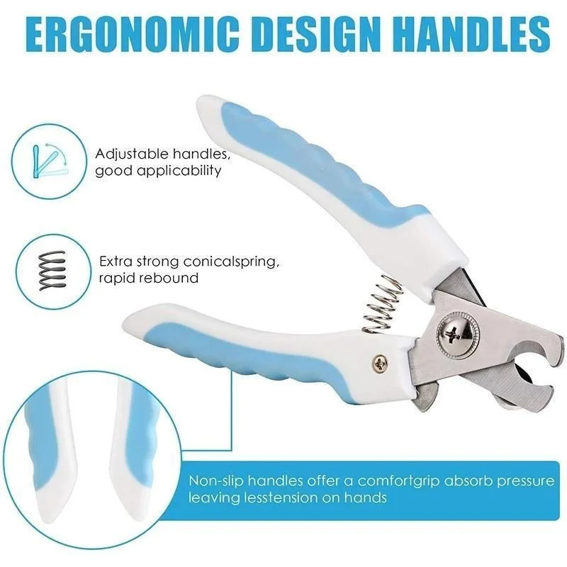 Must-Have Professional Grooming Tool: High-Quality, Durable, and Essential Stainless Steel Cat and Dog Nail Clipper-Precise Pa
