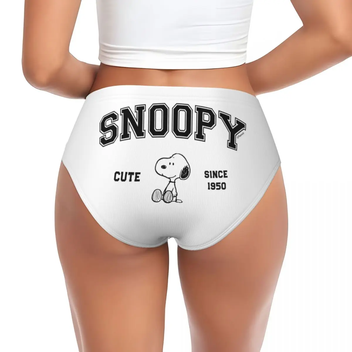Women's Cute Underwear Brief Comic Peanuts Vintage Snoopy Accessories Cozy Cute Cartoon Dog Ladies Panties Briefs 2