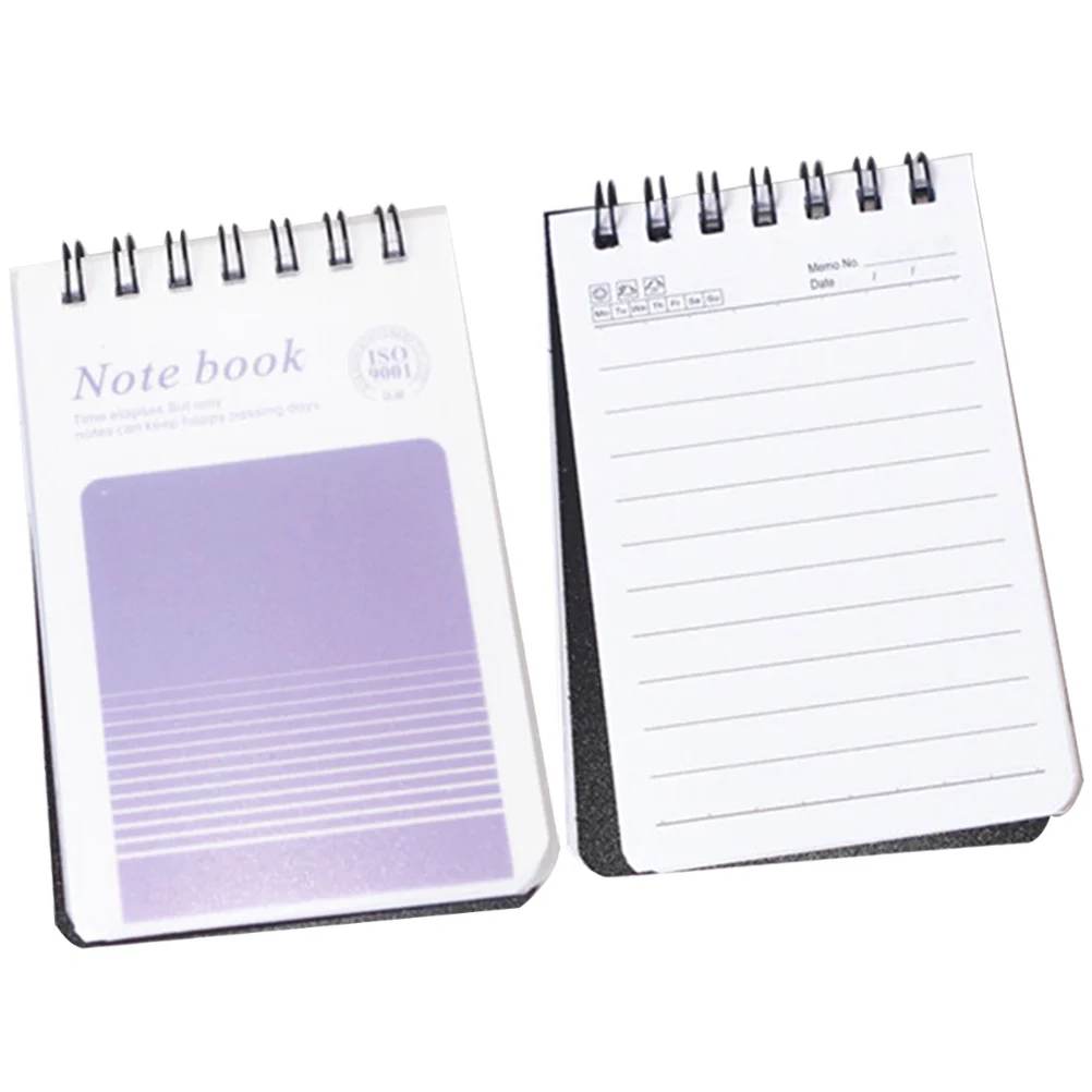 

Spiral Notebook Mini Memo Top Pad Portable Journal Bound Pads Notepad Pocket Note Grocery Wirebound Binding Lists Notebooks