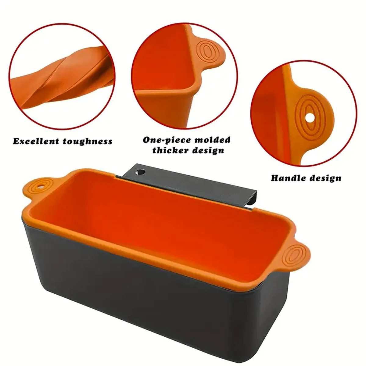 1PC-Silicone oil receptacle for Blackstone foldable grease lined silicone pad