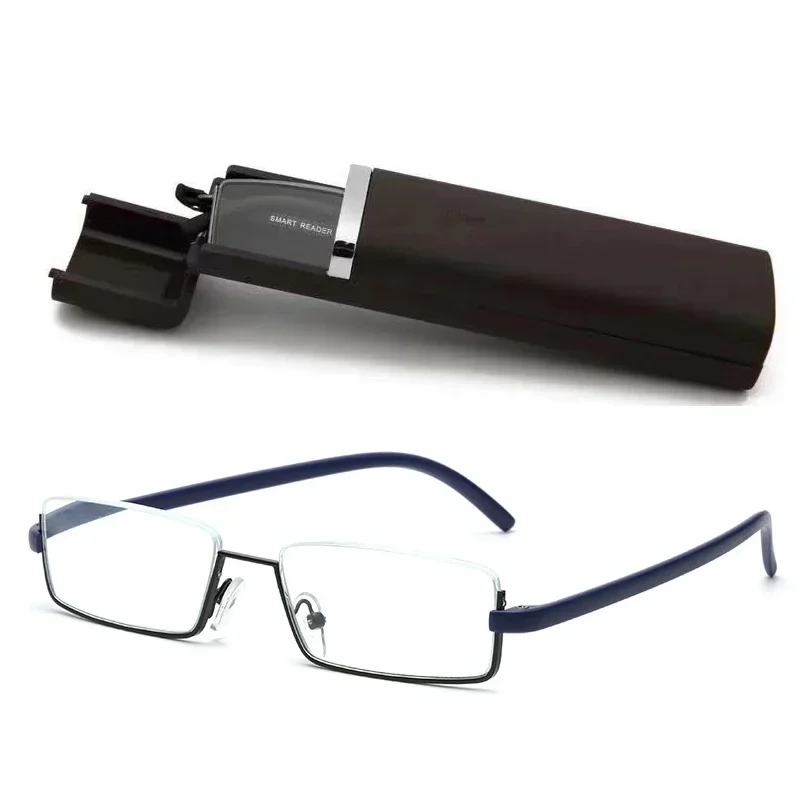 Universal TR90 Half Frame Anti-Blue Light Reading Glasses with Case