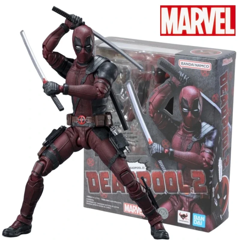 Certified Marvel Comics Figures X-Men Shf Deadpool 2 Action Figures Una Volta Su Una Collezione Di Modelli In Pvc Mobile Deadpool Giocattoli Regali
