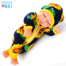 

Sleep doll 10 inch rebirth doll enamel imitation baby 25cm