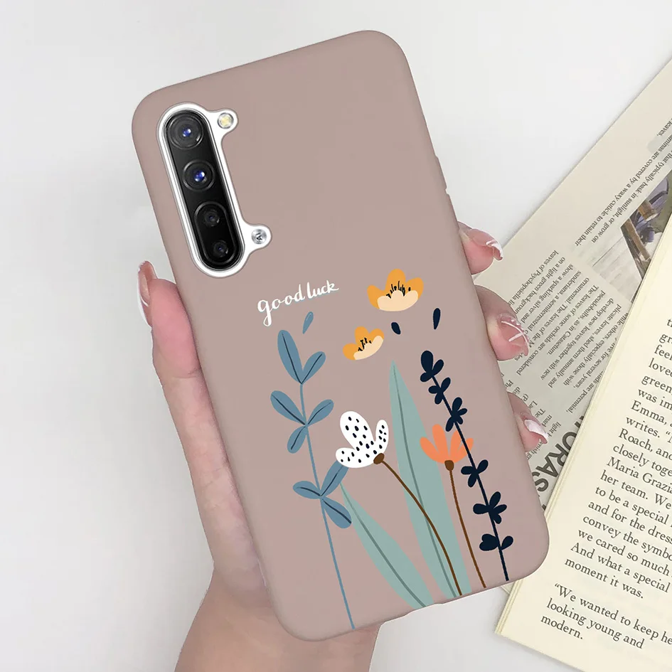 Stylish Sunflower & Daisy Matte Soft Silicone Protective Phone Case
