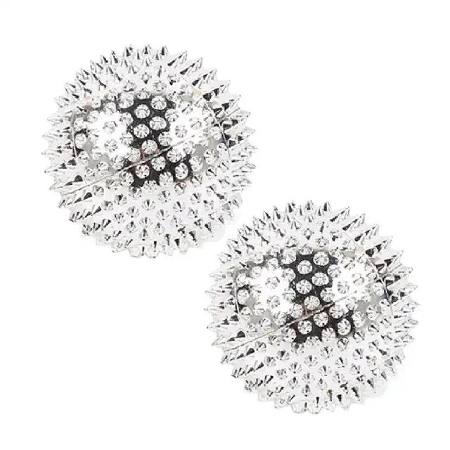 2pcs Massage Ball with needles-Acupressure Active Massager Spiky Hard Massaging Tool for Hand Foot Acupressure Active Massager