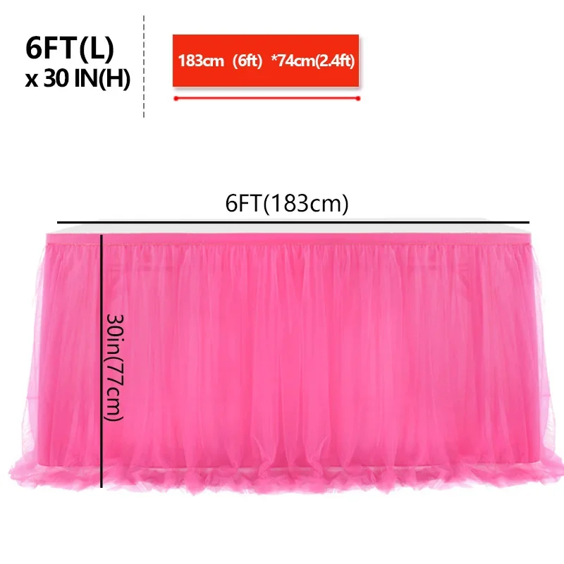 6FT Rose red