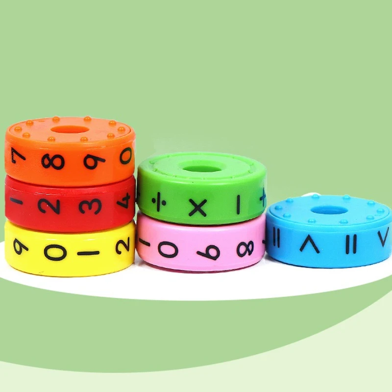 Child Math Digital Puzzle Cube For Kids  Magnetic Block Numbers Magic Cube Learning Educational Toys Montessori Puzzle Game