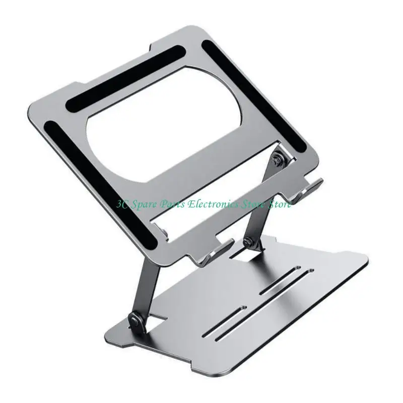 SZ 탄소강 노트북 스탠드 접이식 높이 조절 냉각 라이저 미끄럼 방지 패드 및 공간 절약형 접이식 디자인