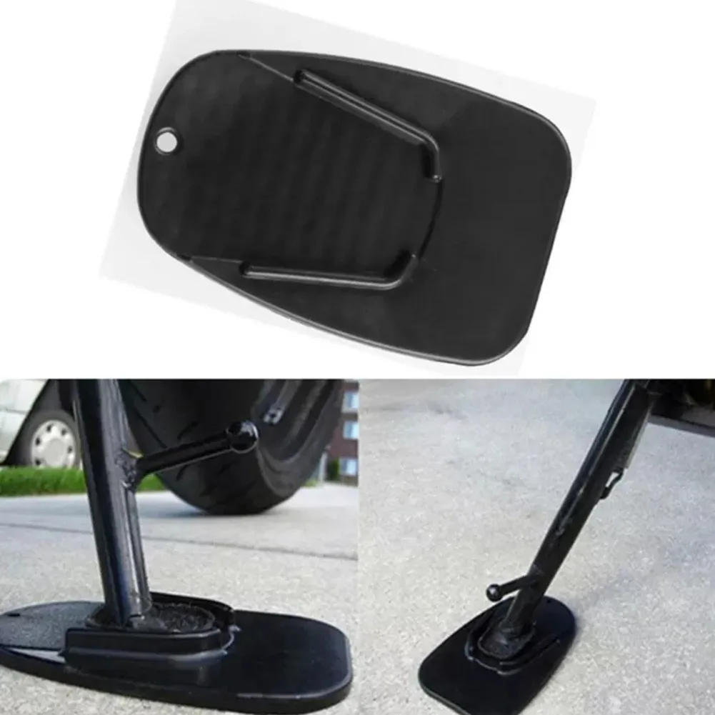 Motorcycle Kickstand Support Pad - Durable ABS Plastic Side Stand Extension for Enhanced Stability and Surface Protection