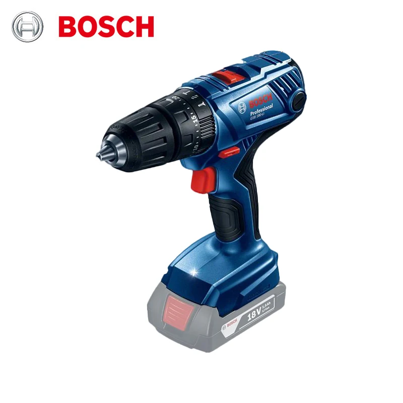 

Bosch GSB 180-LI 18V Cordless Impact Drill Combi Household Lithium Electric Drill Speed Regulating Multi-function Screwdriver