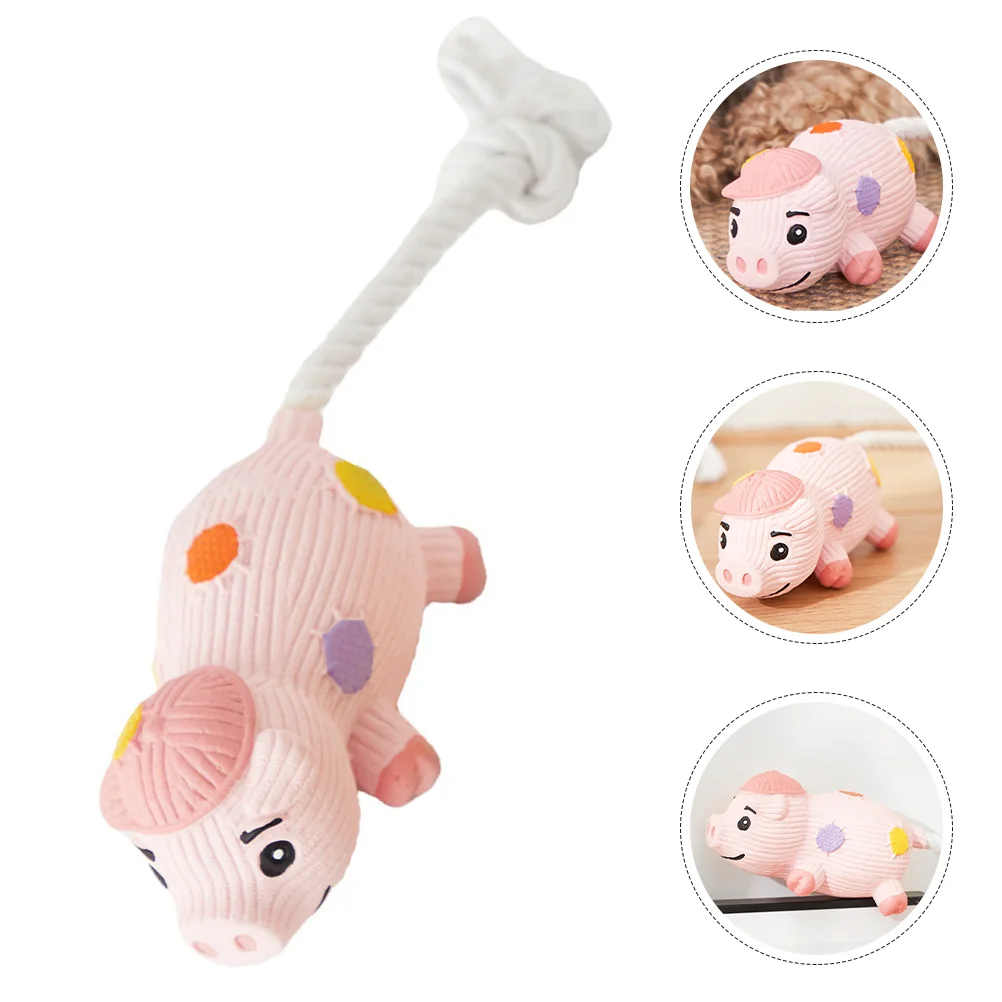 

Latex Squeaky Dog Toy Small Dog Funny Toy Cartoon Shaped Dog Chewing Toy Interactive Toy