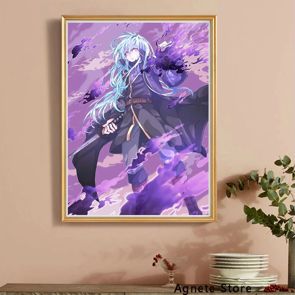 Tensei – Affiche En Papier Kraft, Dessin Animé, Shitara Slime Datta Ken,  Rétro, Pour Salon, Bar, Autocollants De Décoration, Peinture Murale -  Pintura E Caligrafia - AliExpress