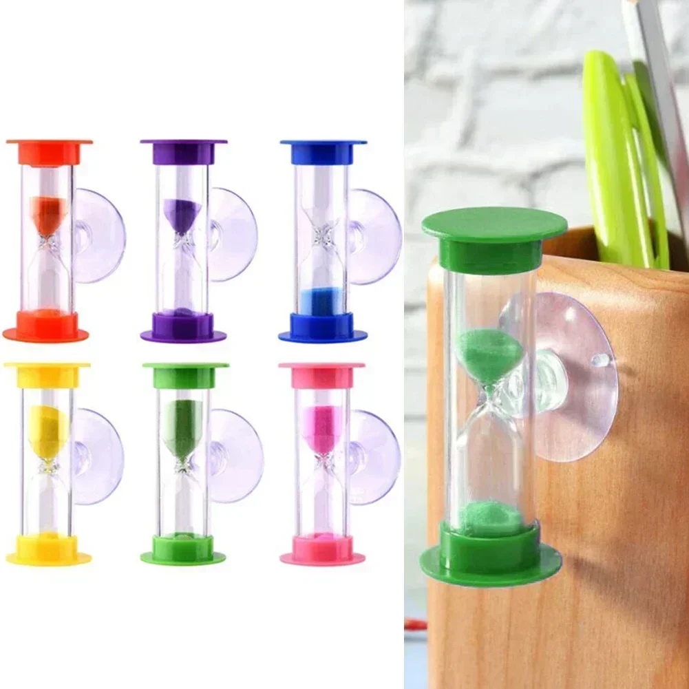 2 Minute Hourglasses Timer With Suction Cup Shower Tooth Brushing Sandglass Timer Child Time Toy Home Decor Xmas Gifts sand timer liquid hourglass timer
