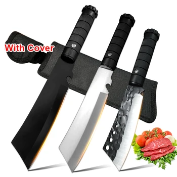Coltello per disossare da macellaio forgiato fatto a mano Coltello da cucina in acciaio inossidabile Mannaia per carne Coltello da taglio per frutta Manico in plastica Strumenti di cottura 1