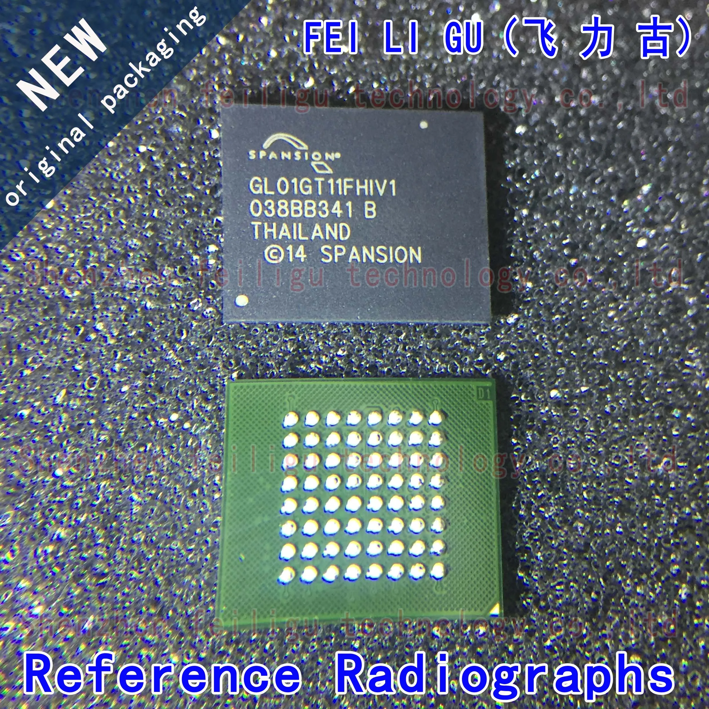 100% 오리지널 S29GL01GT11FHVI10 GL01GT11FHVI1 패키지, LBGA64 플래시-NOR 1Gb 메모리 칩, 1-30PCs