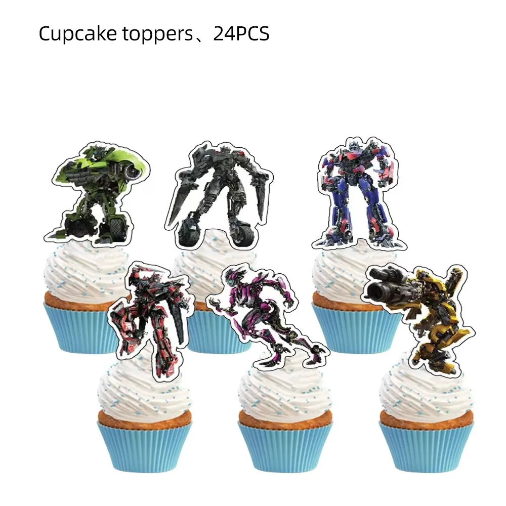 Robot Birthday Party Supplies - Disposable Plates Cups Tablecloth Balloons Gift Bags Backdrop
