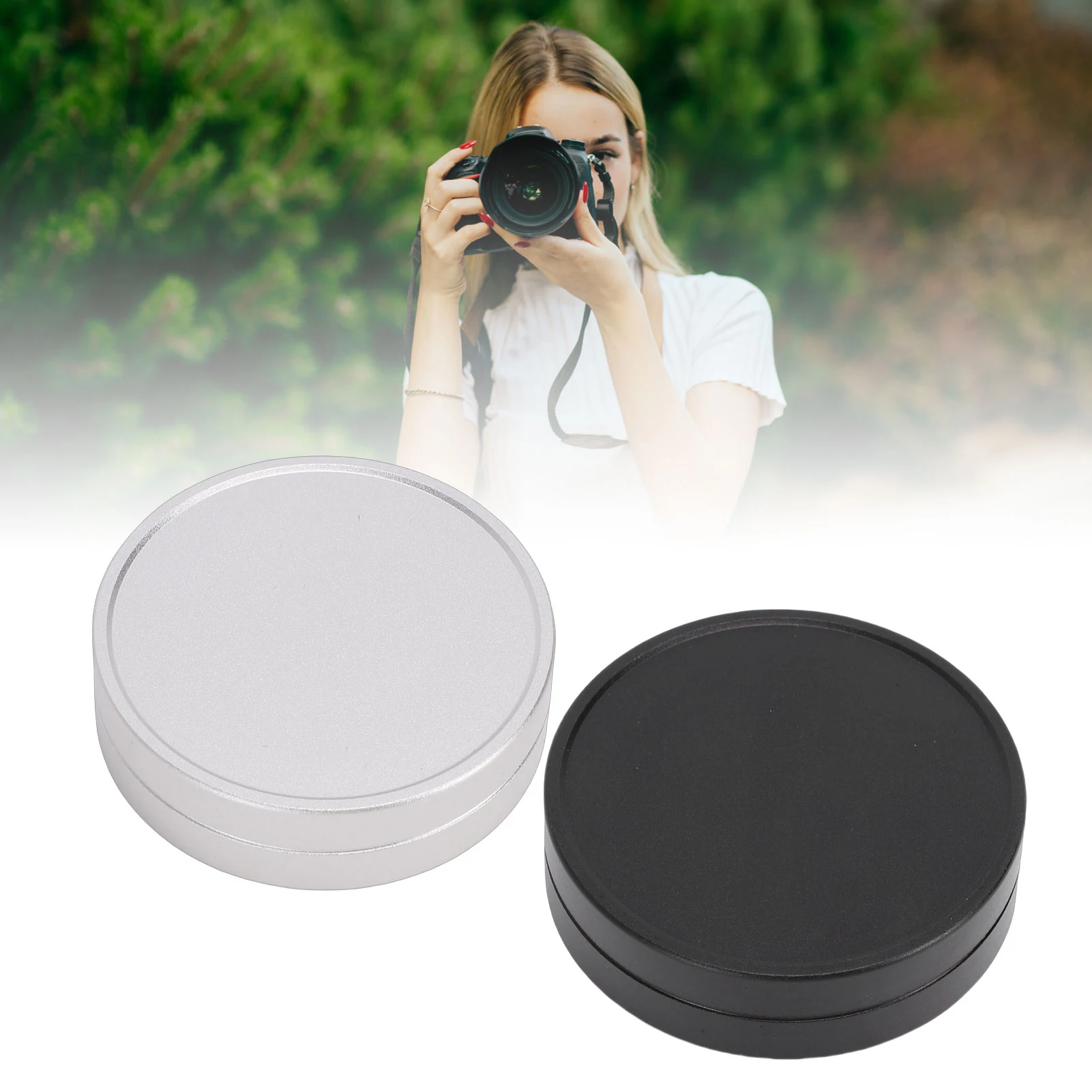 Aluminum Alloy Anodized Lens Protective Cap with Soft Flocking Finish