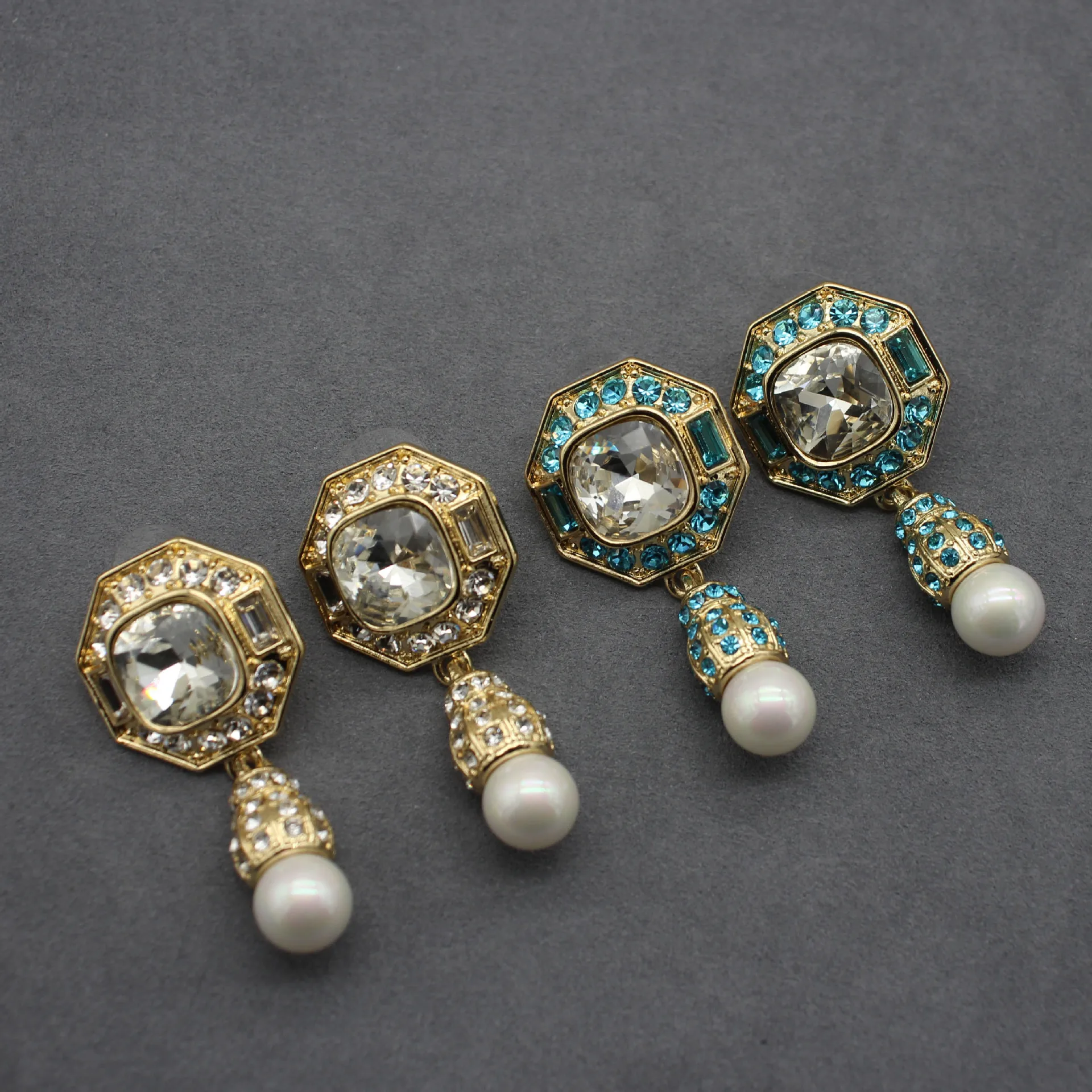

European and American vintage earrings