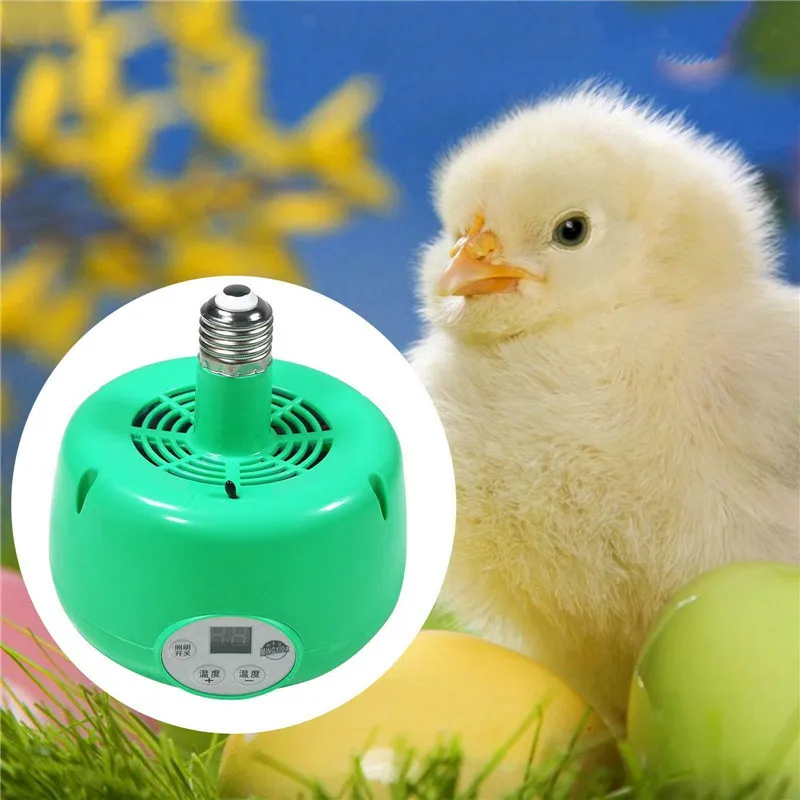 

Pet Heating Lamp Chicken Brooder Incubator Heater Automatic Chicks Animal Heat Warm Light Thermostatic Temperature Controller