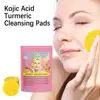 40/50pcs Kojic Acid Turmeric Cleansing Pads Curcuma Longa Root Facial Sponges Exfoliating Pads Daily Cleansing Skin Care Product 4