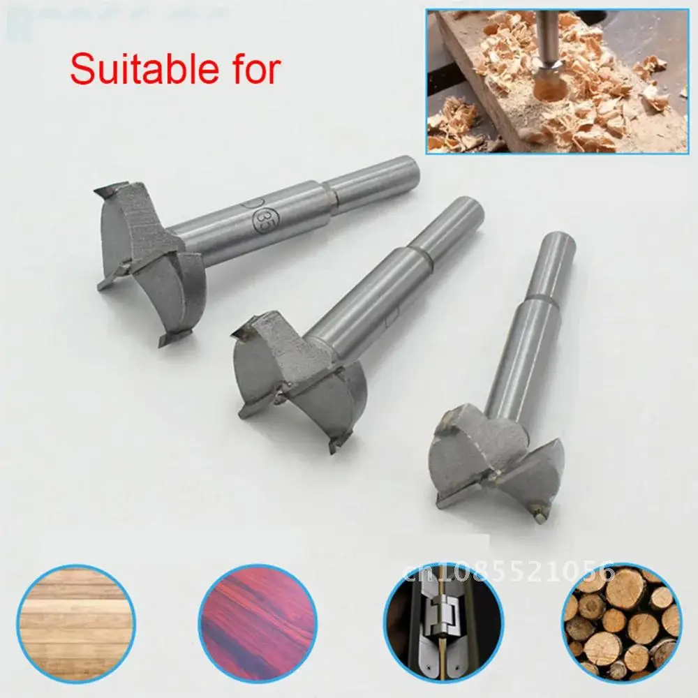 

15mm-100mm Forstner Drill Bits Carbon Steel Boring Drill Woodworking Centering Hole Saw Tungsten Carbide Wood Cutter Tool Set