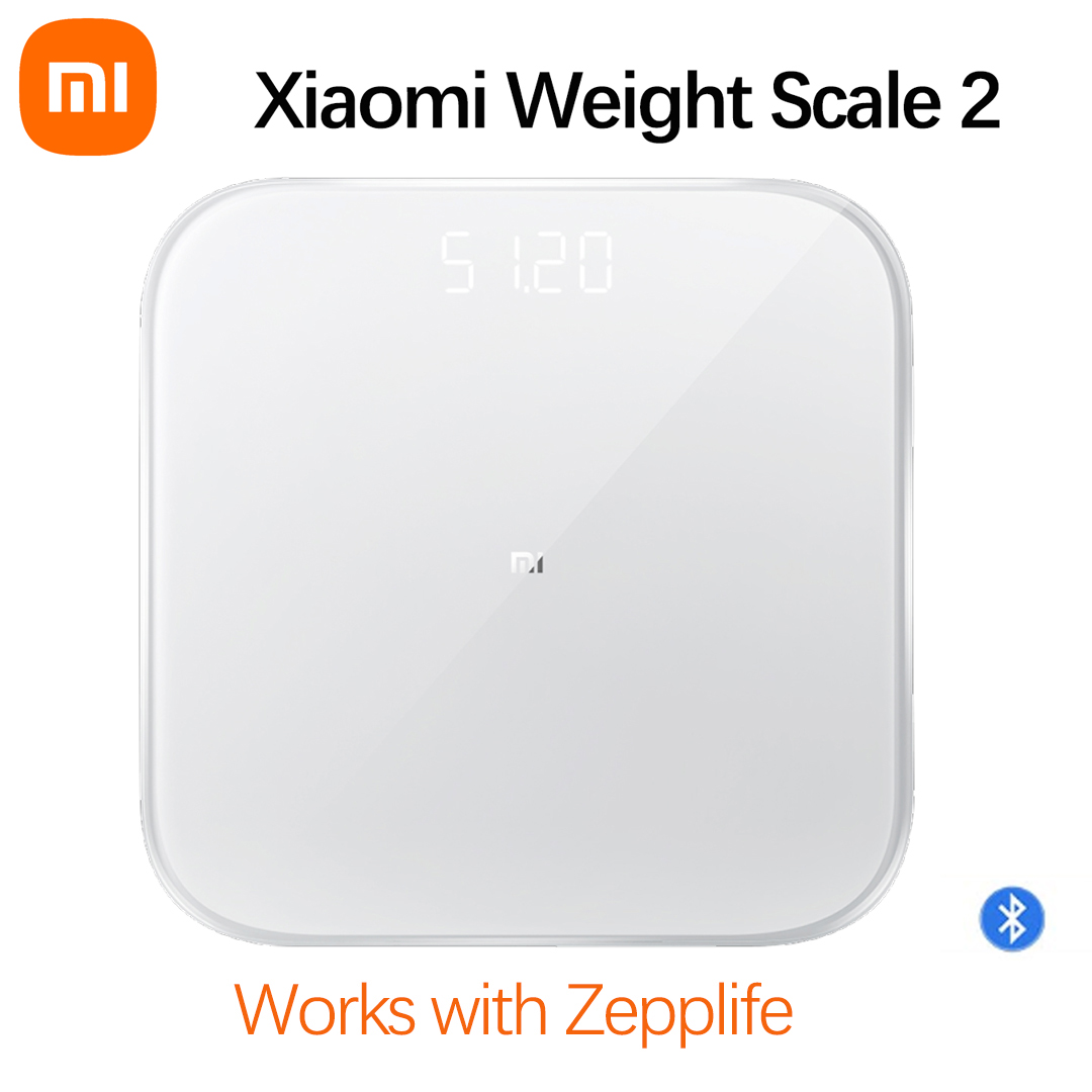 Original Xiaomi Mijia Scale 2 Bluetooth 5.0 Smart Weighing Scale Digital Led Display Works with Mi fit App for Household Fitness