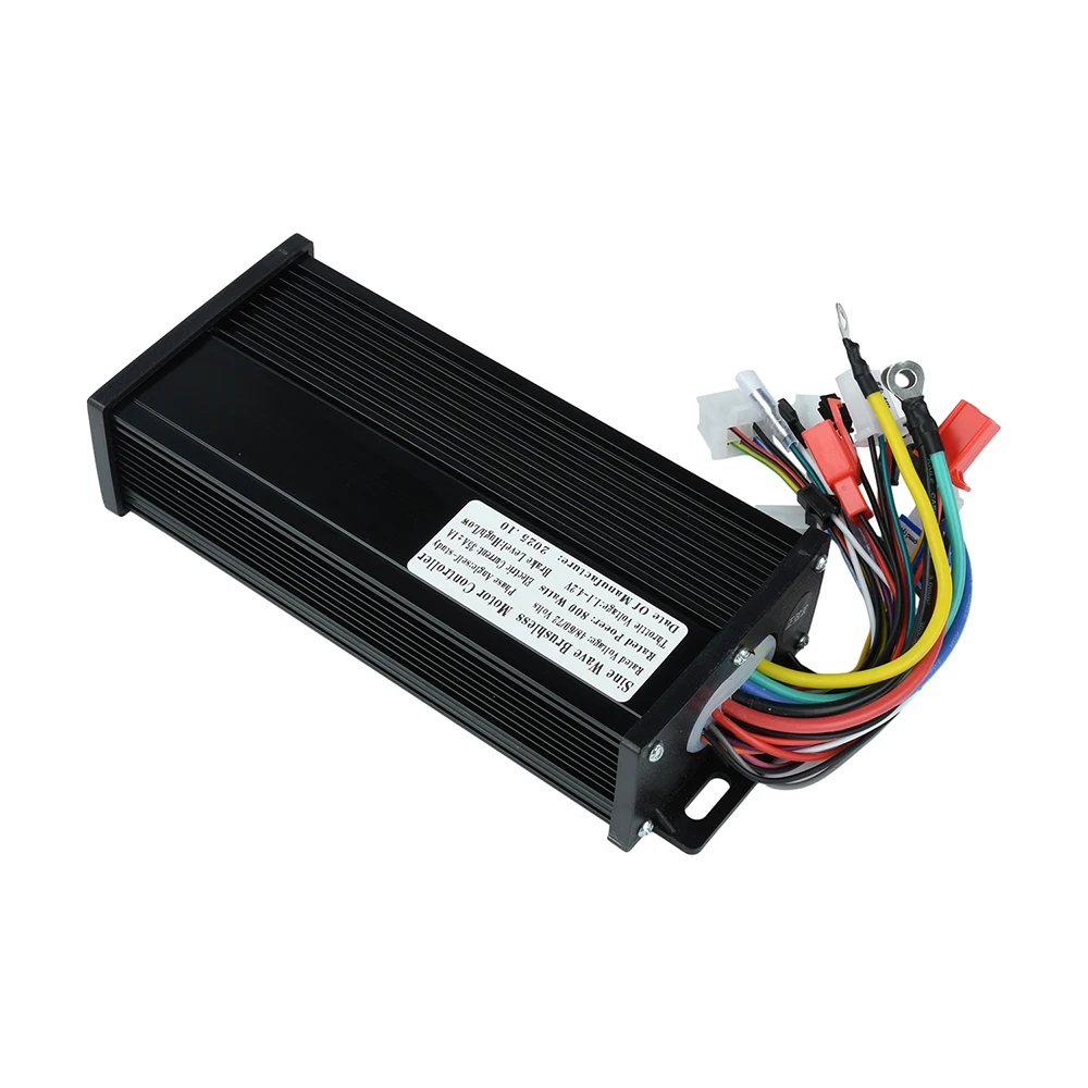 Controller per bici elettrica a onda sinusoidale da 800 W con ampia tensione 48 V 60 V 72 V Corrente 35 A e modalità di tripla velocità per scooter/motociclette elettriche - immagine 3