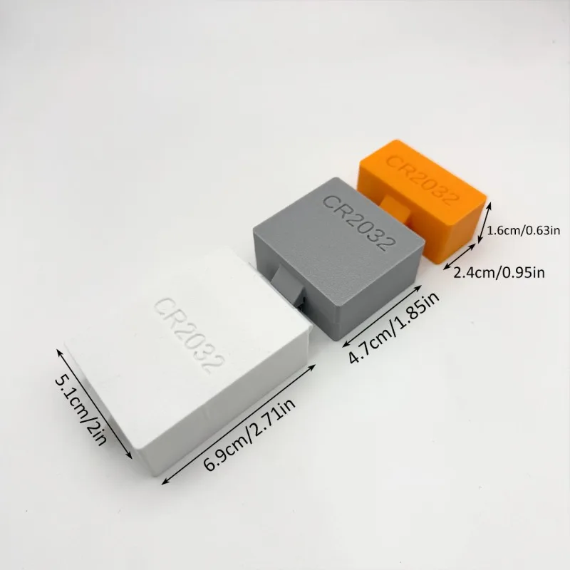 CR2032 배터리 박스 20PCS 코인 셀 배터리 주최자 소형 배터리 휴대용 방진 보관 상자 20홀 보호 홀더