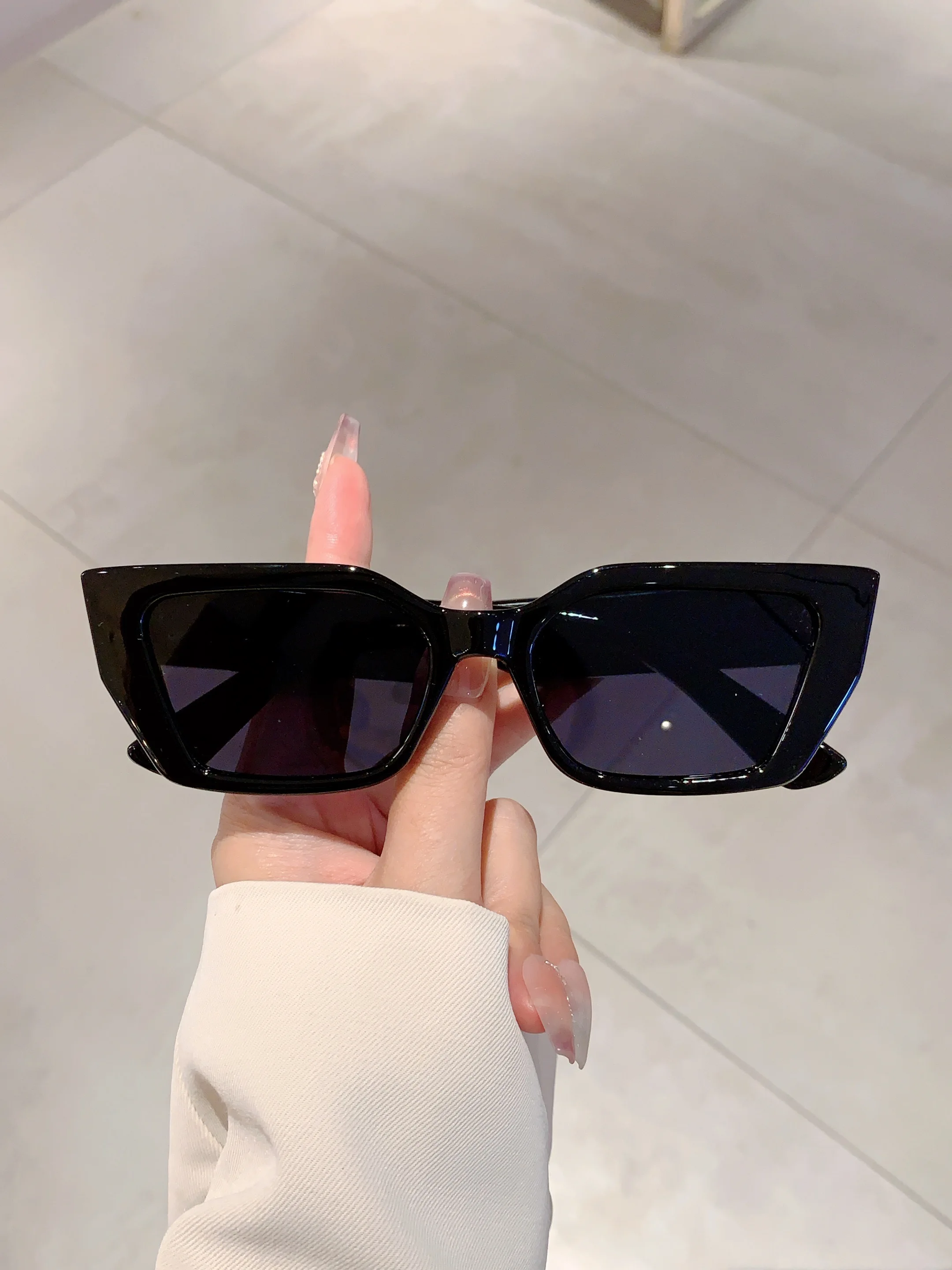 Kammpt schicke Katzenauge Trends schattiert mehrfarbige Damen marke Sonnenbrille Modestil Leopard Strand Sonnenbrille für Damen – Detail 4
